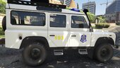 Land Rover Defender: Vatrogasci Spasioci - Sektor za vanredne situacije | Fire department of Serbia [Replace | ELS]